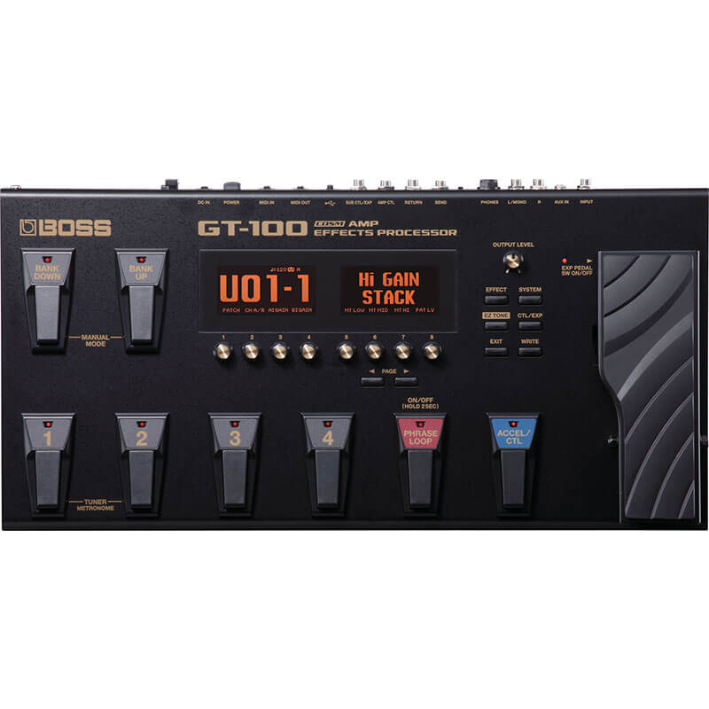 Pedalera BOSS GT-100 | Klavier